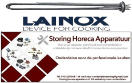 718415848  - Verwarmingselement 7500W 230V VC 3 inbouw ø 57,5mm L 365mm B 36mm H 50mm rondflens aansluiting M4  LAINOX