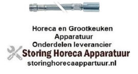 282541422 -Handdoucheslang aansluitingen 1/2" L 1050mm RVS draaibaar met flexibel weefsel