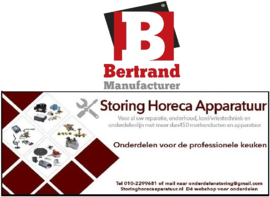 032G187 - Gaskraan t.b.v. van Asian wok tafel BERTRAND