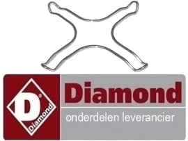 145A60/G-RID6 - Reductierooster voor gasfornuis DIAMOND