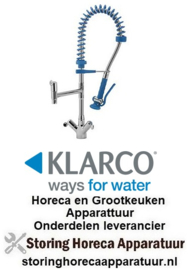 257781095 - Voorspoeldouche SHRINK 60 Professional hendelgreep met eengatsmengkraan Klarco