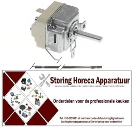 263375463 - Thermostaat t.max. 277°C 1-polig 1NO 16A voeler ø 3,03mm voeler L 139mm pijp ø 870mm