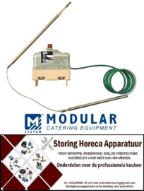 VE788375445 -Maximaalthermostaat uitschakeltemp. 230°C 3-polig 2x20/1x0,5A voeler ø 4mm voeler L 120mm MODULAR