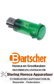 303359846 - Signaallamp ø 12mm groen 230V BARTSCHER
