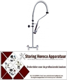 149545153 - Voorspoeldouche met tweegatsmengkraan keramisch bovendeel 1/2" 180° zonder zwenkventiel