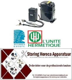 466605136 - Compressor koelmiddel R404A type CAJ2464Z 220-240V 50Hz LBP volledig hermetisch 21,5kg 1,5HP L Unite