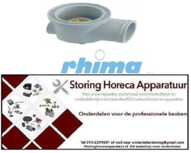 155517123 - Wasarmhouder inbouwpositie onder ø 48mm RHIMA DR60