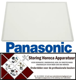 776691034 - Keramiekplaat L 326mm B 302mm met pakking voor magnetron PANASONIC