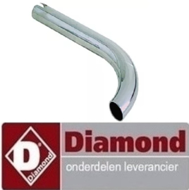 EM941.631.000.00 - Afvoerpijp L 200mm ø 22mm voor friteuse DIAMOND voor  friteuse E60/F20