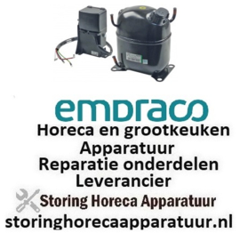 346605254 -Compressor koelmiddel R134a type NJ6220Z-A 220-240V 50Hz HBP 20,3kg 1HP EMBRASCO