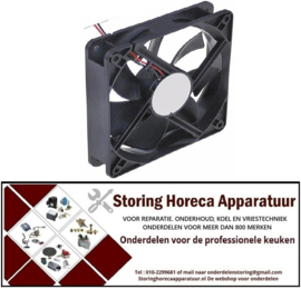 612601158 - Axiaalventilator L 119mm B 119mm H 25mm 12VDC 4,44W lager kogellager