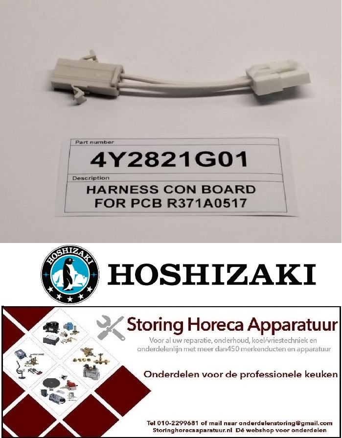 2344Y2821G01 - Stekker voor printplaat ICE MAKER HOSHIZAKI IM-240WME-23