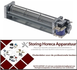 631602310 - Dwarsstroomventilator rol ø 33 mm wals L 195 mm