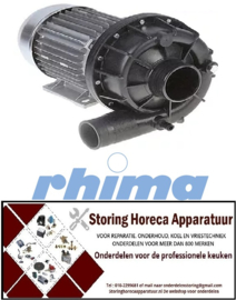 235500440 - Waspomp ingang ø 62mm uitgang ø 50mm type C12950 230/400V 50Hz fasen 3 0,89kW 1,2PS L 315mm RIMA