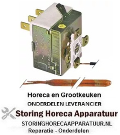 VE026390460 - Thermostaat t.max. 90°C instelbereik 30-90°C 1-polig 1CO 16A voeler ø 6,5mm voeler L 95mm