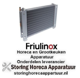 619956041 -Verdamper aansluiting 3/8" H 330mm L 500mm B 60mm FRIULINOX