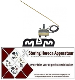 VE535375354 -Thermostaat 65°-285°C 1-polig Voeler 226/Ø3mm Capillair 870/870mm MBM