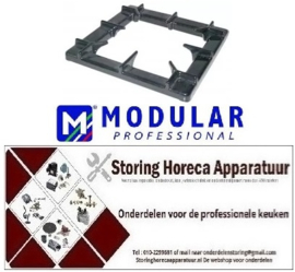92.5210.060 - Branderrooster B 400mm L 400mm passend voor serie 900 MODULAR
