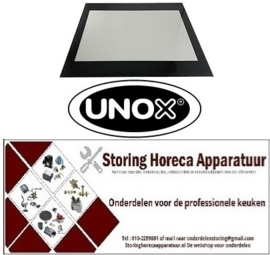 191KVT1282B -  Binnenruit enkel glas voor oven UNOX XEVC-1011-E1R