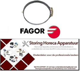 355419270 -Verwarmingselement 15000W 230V VC 3 ID ø 540mm OD ø 560mm L 580mm H 148mm B1 160mm H1 16mm FAGOR