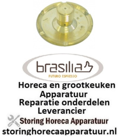 307529081-Waterverdeler ø 30mm gat ø 1,5mm H 15mm BD M10x1 inkepingen 2,5mm koper- brasilia