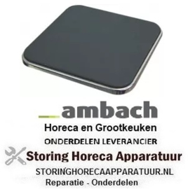 264490067 - Kookplaat maat 220x220mm 2000W 400V AMBACH