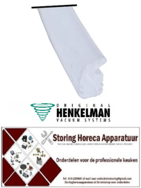 499903076 - Dekselpakking H 8,5mm B 5,5mm silicone voor vacumeerapparaat  prijs per meter HENKELMAN