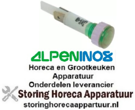 238359378 - Signaallamp ø 10mm 230V groen ALPENINOX