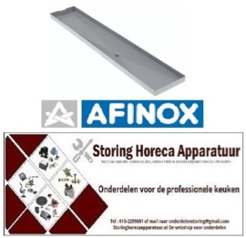 163750452 - Verdampingslekbak L 525mm B 90mm H 30mm kunststof Afinox