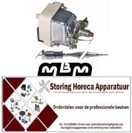 124375655 - Maximaalthermostaat pijp ø 900mm voeler ø 3mm 1-polig voeler L 174mm 0,5A MBM