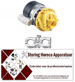 397500577 -Pomp ingang ø 45mm uitgang ø 40mm type C7286 230V 50Hz fasen 1 0,37kW 0,5PS L 215mm ATA