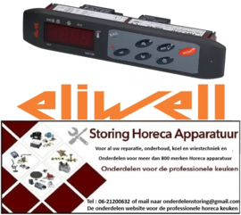 7523445525 -Elektronische regelaar ELIWELL type IWC720JST model WC12DI0TQD700 inbouwmaat 150x30mm 230V Eliwelll