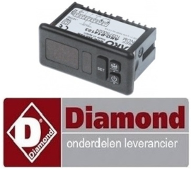 048SA06030  - Elektronische regelaar AKO type AKO-D14123 inbouwmaat 71x29mm 230V spanning AC NTC/PTC DIAMOND
