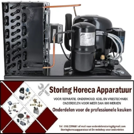 3033058076 - Koelaggregaat 230V 50Hz koelmiddel R452/R404 LBP cilinderinhoud 12,1cm³ 1/2HP
