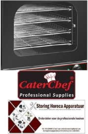 345-Z-YXD1A-002 - Buitenruit voor heteluchtoven CATERCHEF 688001