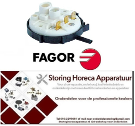 296541832 -Pressostaat drukbereik 24,7/22,2mbar aansluiting 6mm ø 58mm drukaansluiting horizontaal FAGOR