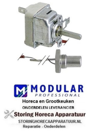 429375321 -Thermostaat t.max. 90°C instelbereik 35-90°C 1-polig 1NO 16A voeler ø 11mm voeler L 24mm Modular