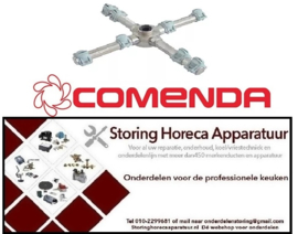 374511251 - Wasarm L 540mm inbouwpositie onder sproeiers 8 inbouw ø 30/82mm Comenda