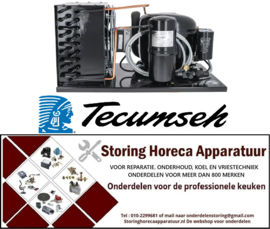 4733058086 - Koel aggregaat Tecumseh 230V 50Hz koelmiddel R452/R404 HMBP cilinderinhoud 8,85cm³ 1/3HP