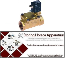 326370391 - Magneetventiel 2-weg 24 VAC aansluiting 3/4" L 79mm nominale breedte 18mm -10 tot +90°C