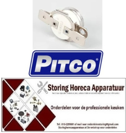 153PT00013663 - Clixonthermostaat LA 23,5mm uitschakeltemp. 57,2°C  PITCO
