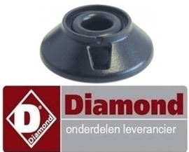 819RTCU700380 - Branderkop ø 76mm 3,5kW voor gasfornuis DIAMOND C6GFA11-SP