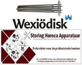 612420610 - Verwarmingselement 12000W 230/400V Wexiodisk WD6