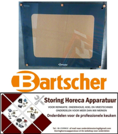 841A0YXD1A26 - Deurglas L 577mm B 448mm buiten dikte 5mm voor oven BARTSCHER