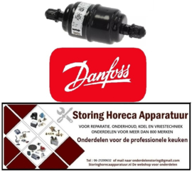 165750030 -Droger aansluiting 7/16" UNF (1/4" SAE) 41cm³ p max. 46bar -40 tot +70°C 222g type DML 032 DANFOSS
