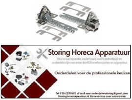 140053073 - Deurscharnier set voor koelkast passend voor Bosch Siemens BSH 00268698 vpe 2 stuk