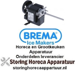 726500970 -Pompmotor 55W 230V 50Hz REBO L 205mm passend voor voor ijsmaker BREMA