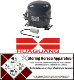 136605285 - Compressor koelmiddel R600a type ENB150 1HP RSCR 220-240V H 210mm LBP 50Hz HuaGuang