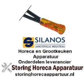 540359005 -Signaallamp ø 6mm 230V geel kabellengte 400mm SILANOS