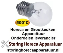 663357103 - Gloeilamp t.max. 500°C fitting E27 240V 40W ø 45mm L 72mm glas L 45mm niet schokbestendig